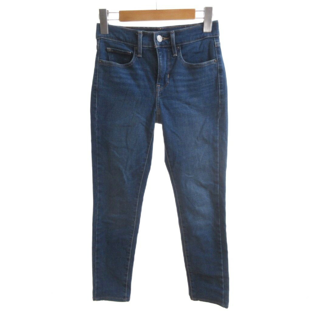 【中古】リーバイス Levi's 311 SHAPING SKINNY ジーンズ デニムパンツ 24 インディゴブルー ストレッチ スキニー/HW レディース 【ベクトル 古着】 260421