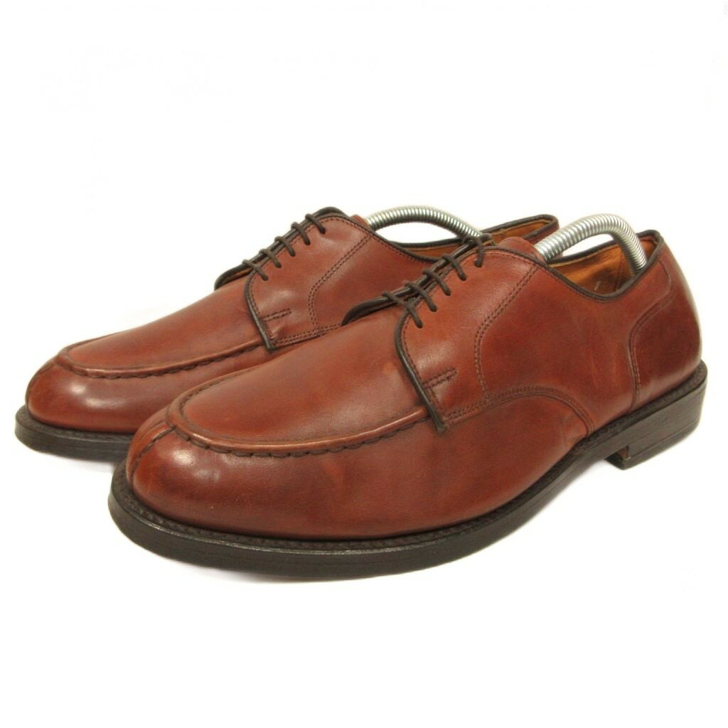 靴 01s Allen Edmonds Bradley NST US8D Allen Edmonds Bradley Burgundy CORDOVAN V-TIP コードバン USA製