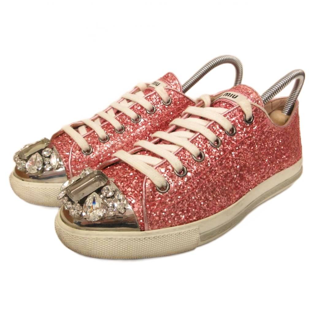 楽天市場】miumiu ビジュー スニーカー（靴）の通販