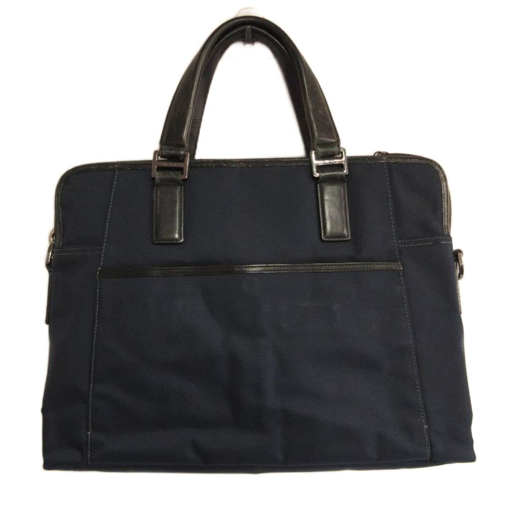 【中古】トゥミ TUMI 希少デザイン 68216RYL スリム ブリーフ ビジネスバッグ ビー...