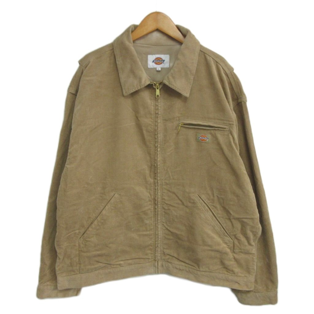 ディッキーズ Dickies 美品 JC58MODEL CORDUROY PAINTERS JACKET コーデュロイ XL ベージュ メンズ  260523