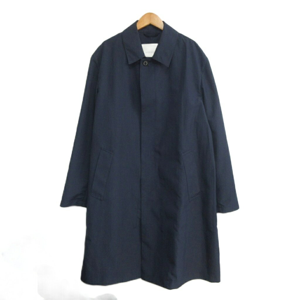 樂天商城 - 【中古】マッキントッシュ MACKINTOSH 極美品 25SS PACKABLE DUNKELD パッカブル ダンケルド ステンカラーコート ロング丈 比翼 38 紺 ネイビー メンズ 【ベクトル 古着】 260521
