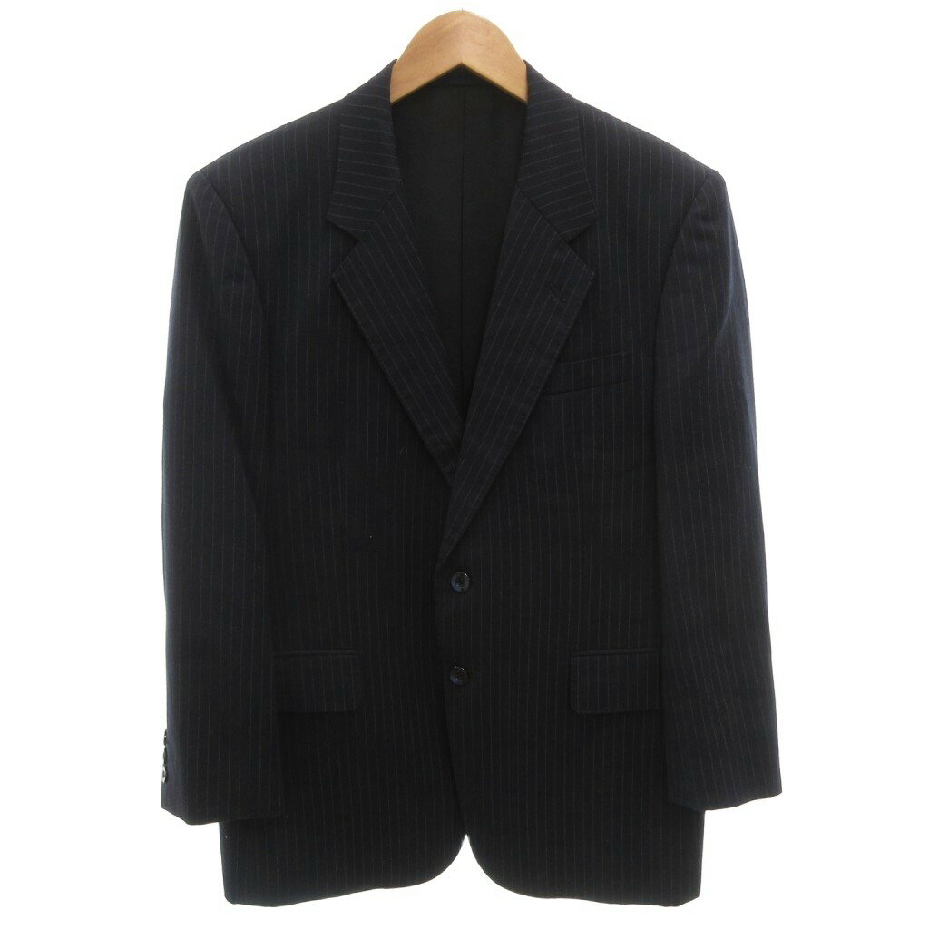Mario Valentino カシミヤ 100% ロング ファー コート 黒 098-902606110002_1.jpg