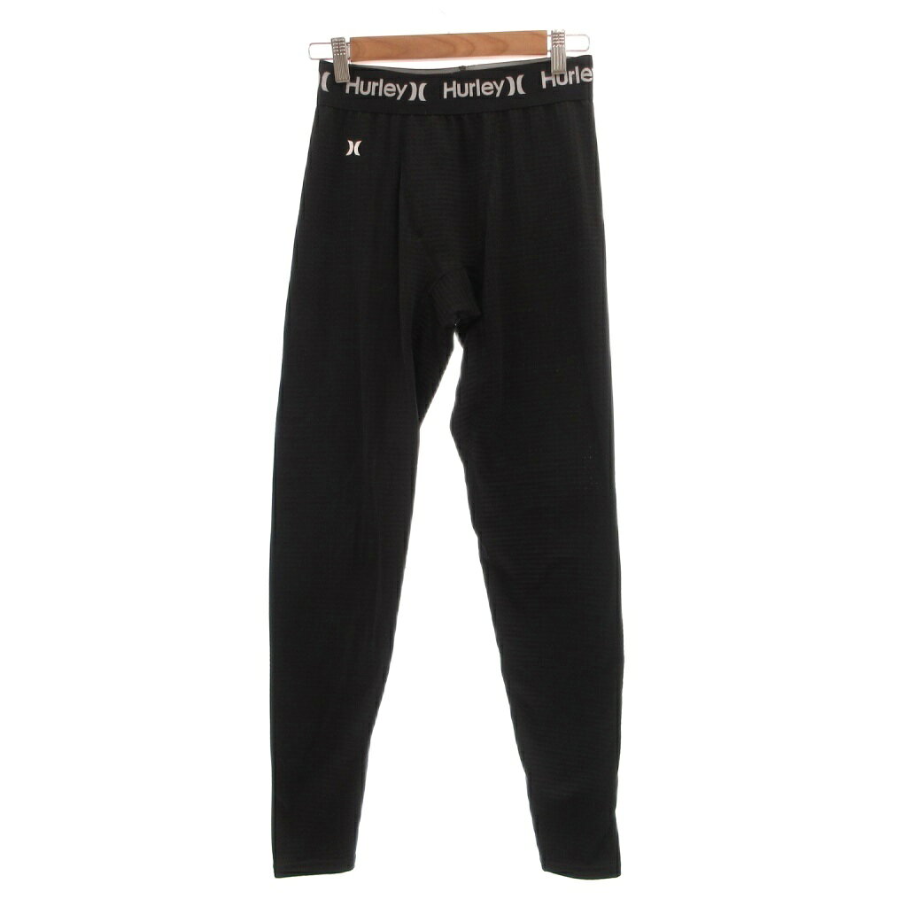 【中古】ハーレー Hurley X サーマルパンツ ゴルフ インナーウェア 黒 ブラック /S...