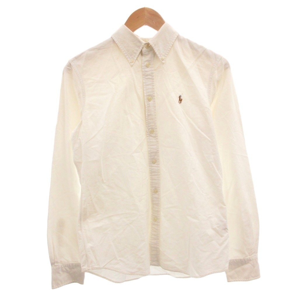 【中古】ポロ ラルフローレン POLO RALPH LAUREN ボタンダウンシャツ ポニー刺繍 長袖 M 白 /FF IBO100 メンズ 【ベクトル 古着】 260723ブランドポロ ラルフローレン POLO RALPH LAUREN表記サイズM実寸サイズ肩幅：40cm　身幅：49cm　着丈：70cm　袖丈：62cm　　素材綿色白 ホワイト 状態・首周り黄ばみ ・全体薄汚れ ※全体的に中古品としての使用感とダメージがありますが、通常使用には支障のない商品です。 掲載写真や記載内容をご確認いただき、ご理解の上ご購入ください。備考ラルフローレン 株 こちらのお品物は店舗で保管しておらず、店頭販売出来かねます。（※お取り寄せも出来かねます）商品のお問い合わせの回答を休止しております。＊各商品ページの商品詳細等をご確認の上ご購入ください。【中古】ポロ ラルフローレン POLO RALPH LAUREN ボタンダウンシャツ ポニー刺繍 長袖 M 白 /FF IBO100 メンズ 【ベクトル 古着】 260723状態ランク　”B”詳細については、下記および「状態ランクについて」ページをご覧ください。未使用・新品の商品ほぼ新品同様の商品使用感が少なく、かなり状態の良い商品使用感はあるが、傷や汚れの少ない商品使用感の他、傷や汚れが見られる商品かなり大きな傷みがある難あり商品※S〜CランクはUSED品となりますので、使用感をご理解の上でご入札下さい。状態ランクについてinformationブランドポロ ラルフローレン POLO RALPH LAUREN表記サイズM実寸サイズ肩幅：40cm　身幅：49cm　着丈：70cm　袖丈：62cm　　素材綿色白 ホワイト 状態・首周り黄ばみ ・全体薄汚れ ※全体的に中古品としての使用感とダメージがありますが、通常使用には支障のない商品です。 掲載写真や記載内容をご確認いただき、ご理解の上ご購入ください。備考ラルフローレン 株 こちらのお品物は店舗で保管しておらず、店頭販売出来かねます。（※お取り寄せも出来かねます）商品のお問い合わせの回答を休止しております。＊各商品ページの商品詳細等をご確認の上ご購入ください。本商品は一点物です他サイトや店舗にて販売している商品です。多少のお時間差にて欠品になることもございます。予めご了承頂ますようお願い致します。ベクトル・サイズガイドはこちらこの商品と同じブランドの商品を見る