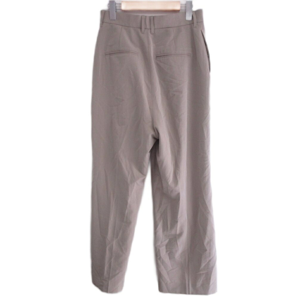 【中古】ミラオーウェン Mila Owen パンツ スラックス 1 フルレングス 無地 タック ベージュ ■IBO104 レディース 【ベクトル 古着】 260924 auc-vector-21292933 ブランド古着の買取販売ベクトル サンプル画像2
