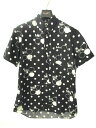 コムデギャルソン COMME des GARCONS BEATLES ビートルズ シャツ 半袖 アップル ドット 黒 ブラック 白 XL 【中古】【ベクトル 古着】 170826 ブランド古着ベクトルプレミアム店