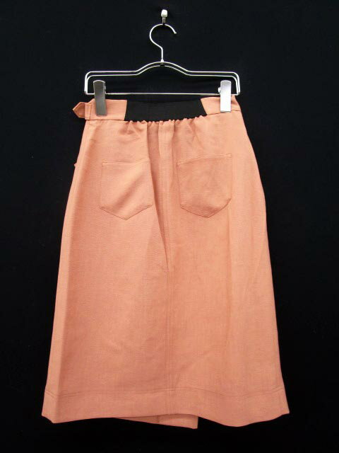 【中古】未使用品 ミニマム MINIMUM スカート ラップ タイト ひざ丈 1 S ピンク レディース 【ベクトル 古着】 170330 ブランド古着ベクトルプレミアム店