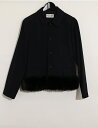ローブドシャンブルコムデギャルソン robe de chambre COMME des GARCONS スーツ セットアップ ジャケット スカート ネイビー 紺 M ロング丈 フレア 無地 ウール100% スペアボタン付き レディース 【中古】【ベクトル 古着】 ブランド古着ベクトルプレミアム店
