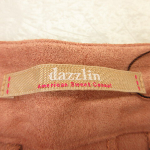 【中古】未使用品 ダズリン dazzlin ショートパンツ フェイクスエード ピンク S *T762 レディース 【ベクトル 古着】 221021