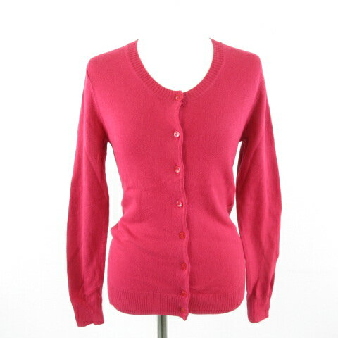【中古】ギャップ GAP カーディガン ニット 長袖 赤紫 XS *E768 レディース 【ベクトル 古着】 221128