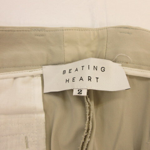 【中古】ビーティングハート BEATING HEART テーパードパンツ ロング グレー 2 *T965 レディース 【ベクトル 古着】 230131