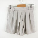 【中古】ジルスチュアート JILL STUART ショートパンツ キュロット ピンストライプ グレー M *E625 レディース 【ベクトル 古着】 23030...