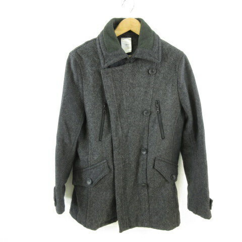 【中古】シャマ SHAMA ハーフ丈コート 長袖 チャコールグレー 40 *E733 メンズ 【ベクトル 古着】 230320 【中古】シャマ SHAMA ハーフ丈コート 長袖 チャコールグレー 40 *E733 メンズ 【ベクトル 古着】 230320