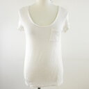 【中古】メゾン スコッチ MAISON SCOTCH カットソー Tシャツ 半袖 薄手 オフホワイト 白 *T896 レディース 【ベクトル 古着】 230419(4)