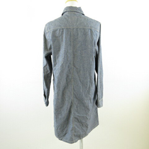 カジュアル ワンピース シンプル 大きいサイズ 2025年 の スタイル 小さい ハイエンド なの ネイビーブルーの シャツ ワンピース レディース 夏