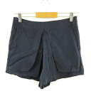 【中古】サクラ SACRA キュロット ショートパンツ 紺 36 *A658 レディース 【ベクトル 古着】 230629