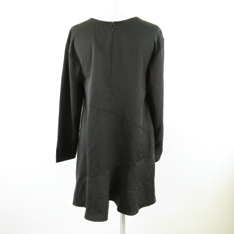 【中古】シンクエンタクローゼット Cincuetacloset チュニック 長袖 ティアード 黒 M *T500 レディース 【ベクトル 古着】 230906