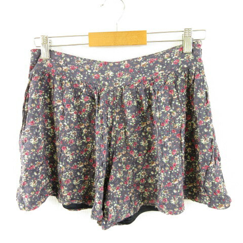 【中古】マジェスティックレゴン MAJESTIC LEGON キュロット ショートパンツ 花柄 紺 緑 M *A673 レディース 【ベクトル 古着】 230929 【中古】マジェスティックレゴン MAJESTIC LEGON キュロット ショートパンツ 花柄 紺 緑 M *A673 レディース 【ベクトル 古着】 230929