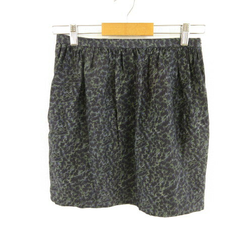 【中古】ドゥロワー Drawer スカート ミニ ギャザー 総柄 シルク100% 黒 36 *T854 レディース 【ベクトル 古着】 231003 【中古】ドゥロワー Drawer スカート ミニ ギャザー 総柄 シルク100% 黒 36 *T854 レディース 【ベクトル 古着】 231003