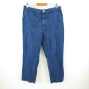 【中古】リフトアップ LIFT UP デニムパンツ スラックス ロング 紺 34 *T21 メンズ 【ベクトル 古着】 240112