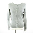 【中古】エイチ&エム H&M ニットカーディガン 長袖 グレー XS *T859 レディース 【ベクトル 古着】 240326(4)
