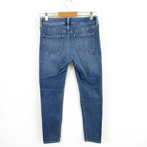 【中古】ユニクロ UNIQLO ウルトラストレッチジーンズ ロング 青 26 *A237 レディース 【ベクトル 古着】 240521