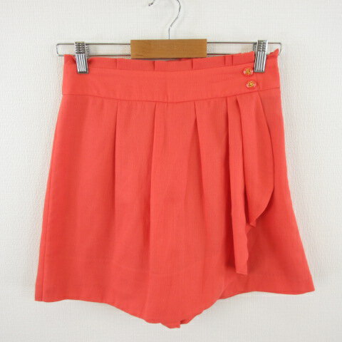 【中古】エフデ ef-de ショートパンツ キュロット サーモンピンク オレンジ 9 *T605 レディース 【ベクトル 古着】 240605