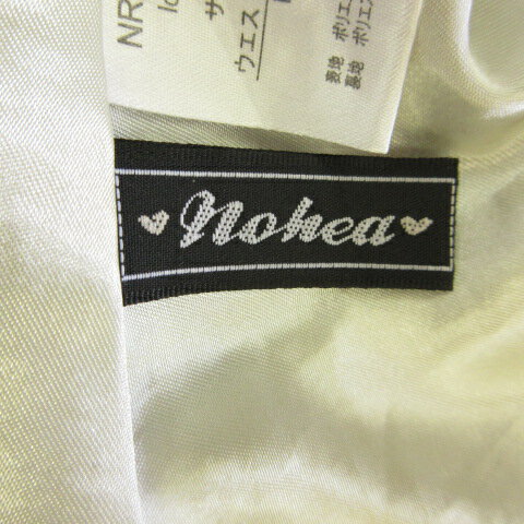 【中古】nohea スカート ひざ丈 フレア 花柄 オフホワイト 白 M *T695 レディース 【ベクトル 古着】 240613