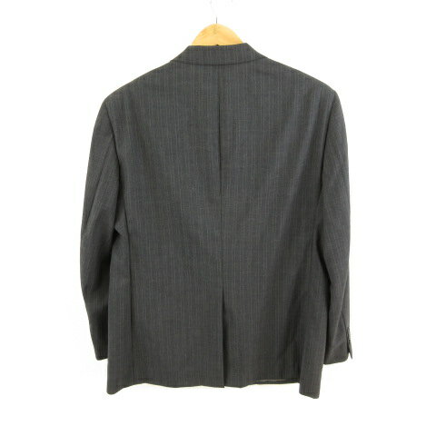 【中古】ロイドクラブ Lloyd Club セットアップ スーツ テーラードジャケット 長袖 ロングパンツ ストライプ グレー *T899 レディース 【ベクトル 古着】 240701