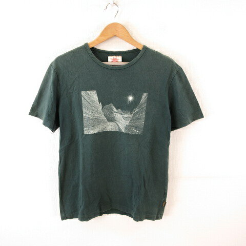 【中古】ナスングワム Nasngwam. Tシャツ 半袖 プリント 緑 L *T98 メンズ 【ベクトル 古着】 240722表記サイズL実寸サイズ肩幅：47cm　身幅：52cm　着丈：67cm　袖丈：21cm　　素材綿100%色緑仕様古着特有のダメージや臭い等はございますが、古着の風合いとしてご認識して頂ければ幸いです。状態この商品には下記のようなダメージがあります。 ・全体的に多少の毛羽立ち ・全体的に色あせ その他に目立ったダメージはなくまだまだご使用いただける商品です。 ※あくまでも中古品ですので掲載写真や記載内容をご確認いただき、ご理解の上ご購入ください。備考中古品になりますので、完璧を求める方は購入をご遠慮ください。また付属品に関しては新品時の完品とは異なる恐れがあります。詳細欄の記載があるもの又は写真に写っているものが全てになります。商品のお問い合わせの回答を休止しております。＊各商品ページの商品詳細等をご確認の上ご購入ください。【中古】ナスングワム Nasngwam. Tシャツ 半袖 プリント 緑 L *T98 メンズ 【ベクトル 古着】 240722状態ランク　”AB”詳細については、下記および「状態ランクについて」ページをご覧ください。未使用・新品の商品ほぼ新品同様の商品使用感が少なく、かなり状態の良い商品使用感はあるが、傷や汚れの少ない商品使用感の他、傷や汚れが見られる商品かなり大きな傷みがある難あり商品※S〜CランクはUSED品となりますので、使用感をご理解の上でご入札下さい。状態ランクについてinformation表記サイズL実寸サイズ肩幅：47cm　身幅：52cm　着丈：67cm　袖丈：21cm　　素材綿100%色緑仕様古着特有のダメージや臭い等はございますが、古着の風合いとしてご認識して頂ければ幸いです。状態この商品には下記のようなダメージがあります。 ・全体的に多少の毛羽立ち ・全体的に色あせ その他に目立ったダメージはなくまだまだご使用いただける商品です。 ※あくまでも中古品ですので掲載写真や記載内容をご確認いただき、ご理解の上ご購入ください。備考中古品になりますので、完璧を求める方は購入をご遠慮ください。また付属品に関しては新品時の完品とは異なる恐れがあります。詳細欄の記載があるもの又は写真に写っているものが全てになります。商品のお問い合わせの回答を休止しております。＊各商品ページの商品詳細等をご確認の上ご購入ください。本商品は一点物です他サイトや店舗にて販売している商品です。多少のお時間差にて欠品になることもございます。予めご了承頂ますようお願い致します。ベクトル・サイズガイドはこちらこの商品と同じブランドの商品を見る