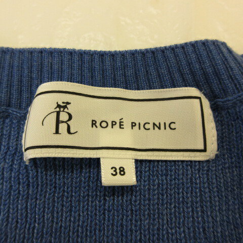 【中古】ロペピクニック ROPE Picnic ニット セーター ノースリーブ 青 38 *T813 レディース 【ベクトル 古着】 240924 auc-vector-20036746 ブランド古着の買取販売ベクトル サンプル画像3