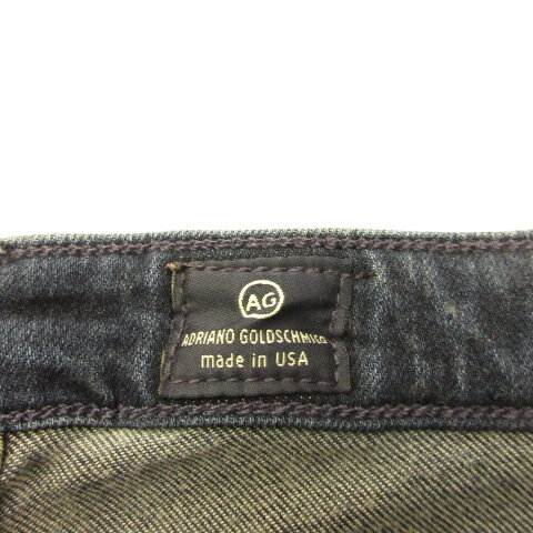 【中古】エージー AG スキニーデニムパンツ ジーンズ ロング ストレッチ 紺 28 *A903 レディース 【ベクトル 古着】 241108