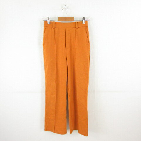 【中古】ローリーズファーム LOWRYS FARM ロングパンツ ストレート オレンジ M *T589 レディース 【ベクトル 古着】 241211