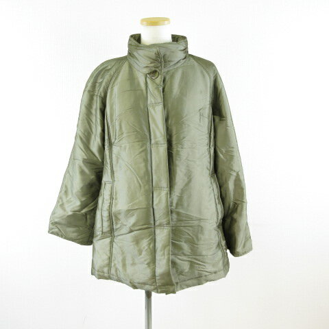 【中古】AQUA DOREE 中綿ジャケット 長袖 カーキ 緑 40 *T975 レディース 【ベクトル 古着】 250116 【中古】AQUA DOREE 中綿ジャケット 長袖 カーキ 緑 40 *T975 レディース 【ベクトル 古着】 250116