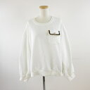 【中古】デイジー Dazy トレーナー 裏起毛 長袖 白 XL *A839 レディース 【ベクトル 古着】 250213
