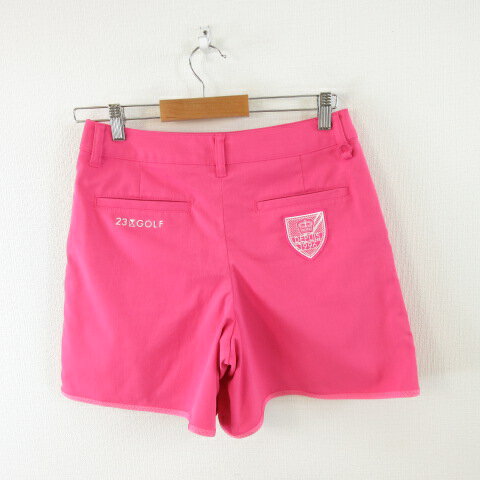 【中古】23区 オンワード樫山 ゴルフウェア スポーツ キュロット ミニ ピンク 64 *A399 レディース 【ベクトル 古着】 250409
