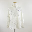【中古】リブインコンフォート Live incomfrt 大きいサイズ シャツ シャンブレー ドラえもん 長袖 白 3L *A443 レディース 【ベクトル 古着】 250411