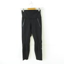 【中古】アロー alo ヨガウェア スポーツ レギンスパンツ 黒 S *A471 レディース 【ベクトル 古着】 250414