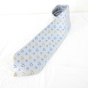 【中古】未使用品 ミツコシ MITSUKOSHI ネクタイ シルク うどん柄 水色 *A680 メンズ 【ベクトル 古着】 250430