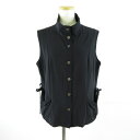 【中古】ザンザラ ZAN ZARA ベスト ストレッチ 黒 11 *T269 レディース 【ベクトル 古着】 250430