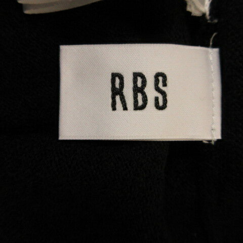 【中古】レイビームス Ray Beams オールインワン ロングパンツ ノースリーブ パイル地 黒 *T634 レディース 【ベクトル 古着】 250602