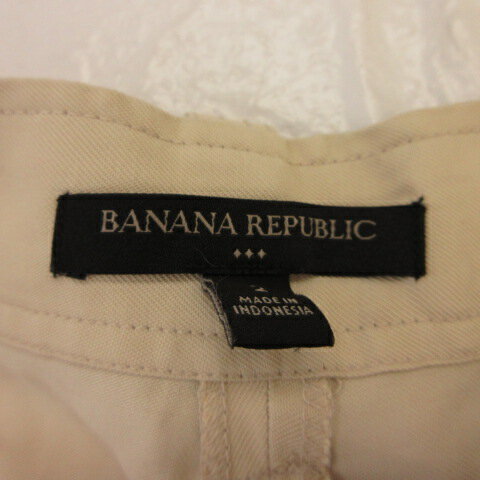 【中古】バナナリパブリック BANANA REPUBLIC スカート ミディ丈 フレア ベージュ 2 *T373 レディース 【ベクトル 古着】 250616