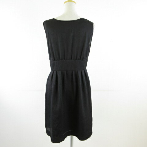 【中古】インディヴィ INDIVI ジャンパースカート ワンピース ミニ 黒 38 *T865 レディース 【ベクトル 古着】 250730