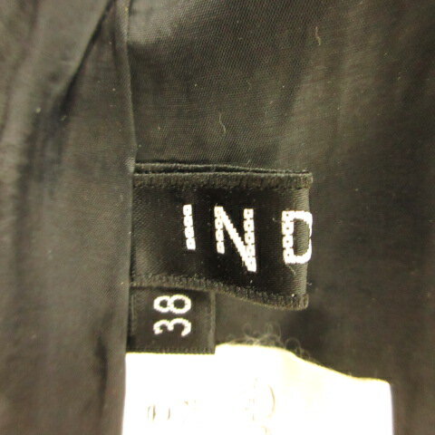 【中古】インディヴィ INDIVI ジャンパースカート ワンピース ミニ 黒 38 *T865 レディース 【ベクトル 古着】 250730