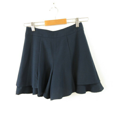 【中古】ミッシュマッシュ MISCH MASCH ショートパンツ キュロット 紺 M *A392 レディース 【ベクトル 古着】 251014