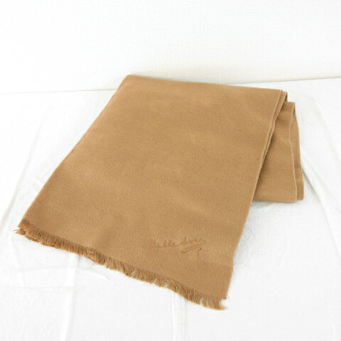 【中古】ベラソーレ Belle Sore ストール マフラー シルク 茶 *A563 レディース 【ベクトル 古着】 251..