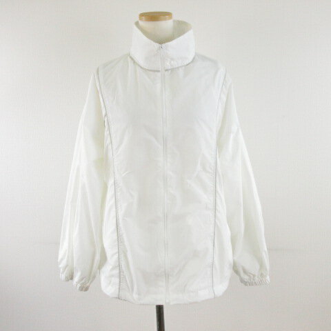 【中古】ワンアフター アナザー ナイスクラップ one after another NICE CLAUP ライン入りマウンテンパーカ ジップアップ 長袖 白 F *A701 レディース 【ベクトル 古着】 251104(4)