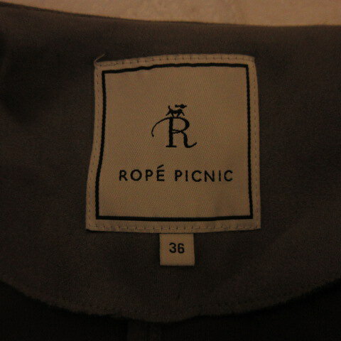 【中古】ロペピクニック ROPE Picnic コート ロング 長袖 フェイクスエード グレー 36 *T63 レディース 【ベクトル 古着】 251121 auc-vector-20584277 ブランド古着の買取販売ベクトル サンプル画像3