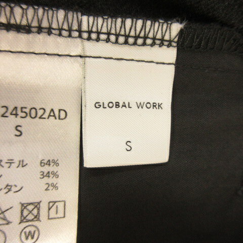 【中古】グローバルワーク GLOBAL WORK スラックス パンツ ストレート ストライプ グレー S *T629 レディース 【ベクトル 古着】 260128 auc-vector-20714723 ブランド古着の買取販売ベクトル サンプル画像3